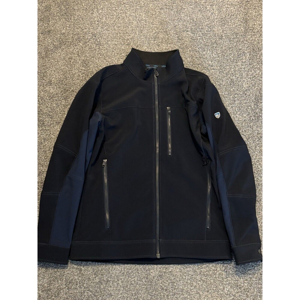 KUHL Impakt  Mens Small Wind and water resistant soft shell fleece grid lined